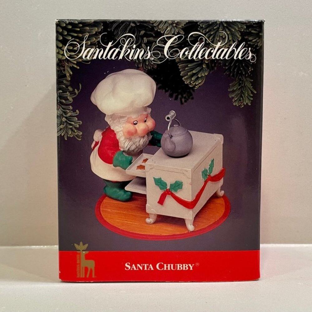 Vintage Santa’s Pride Santakins Collectibles Santa Chubby Ornament